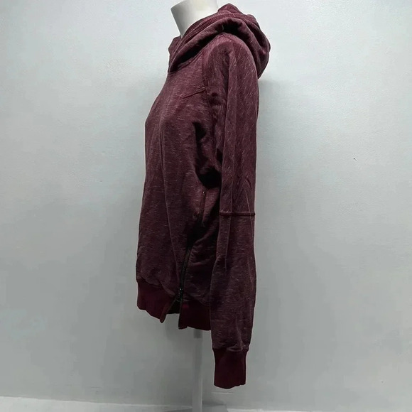 Lululemon Om & Roam Hoodie Sweatshirt Pullover Double Zip Hooded Maroon Rust 2 - Picture 10 of 13
